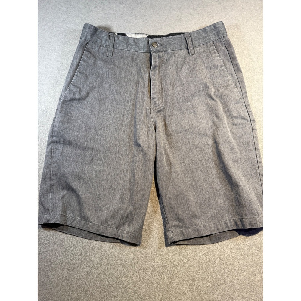 Volcom Frickin Modern Stretch Chino Shorts Mens 30 Heather Grey Walkshorts
